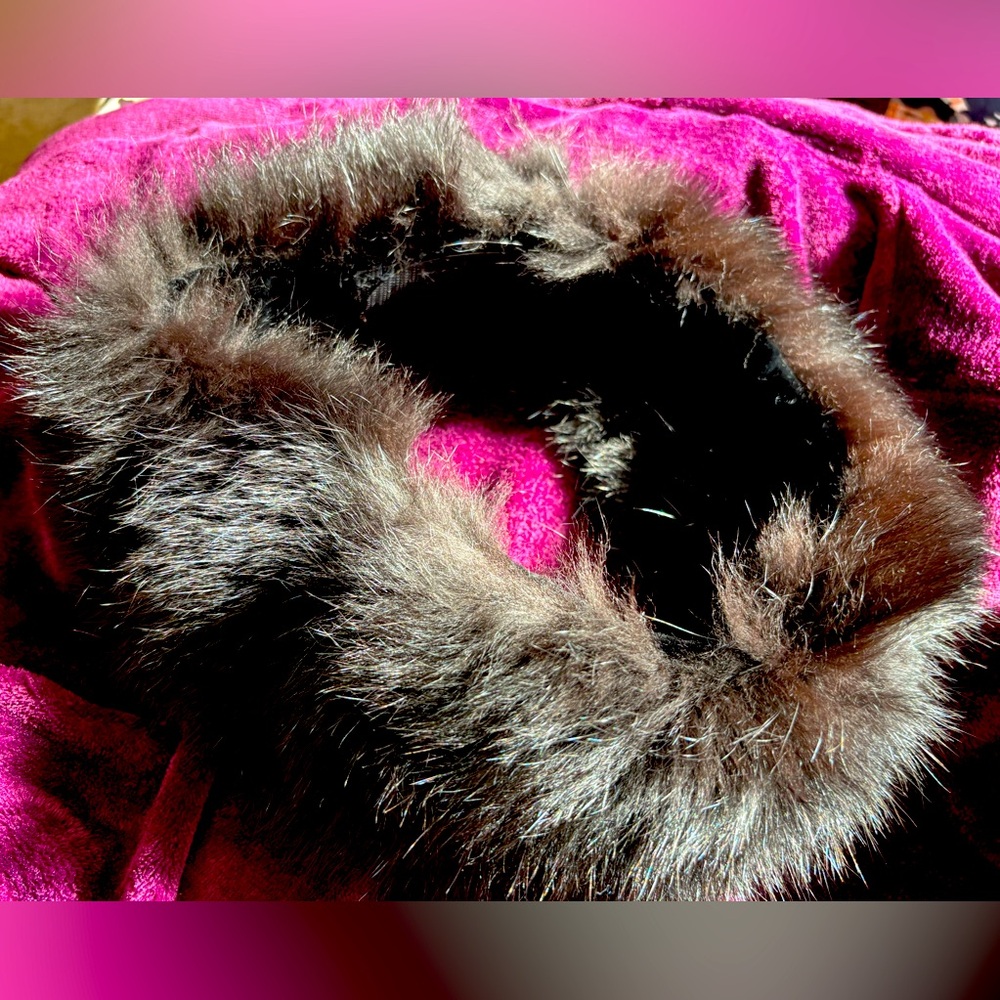 Elegant Black Mink Winter Headband